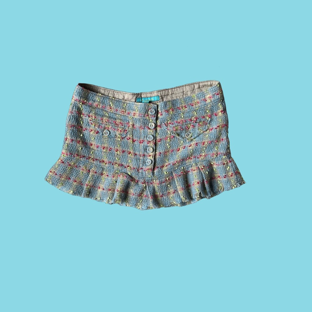 Abercrombie & Fitch Multicolor Tweed Skirt
